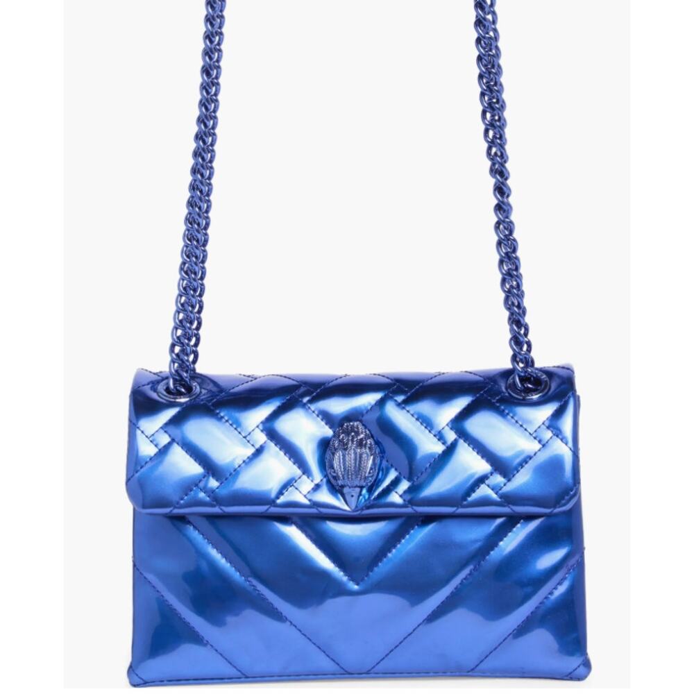 Kurt Geiger London Medium Kensington Metallic Convertible Shoulder Bag NWT